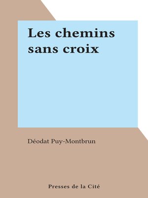 cover image of Les chemins sans croix